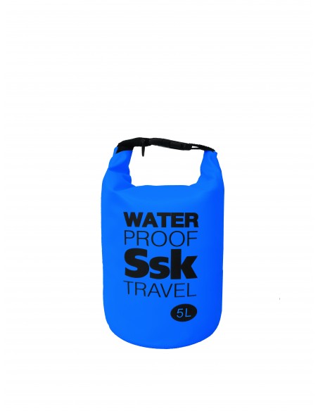 Waterproof bag/backpack waterproof | Ideal for Trekking, Fishing, Navigation, Climbing, Surfing, Paddle Surfing... (Blue 5 L)