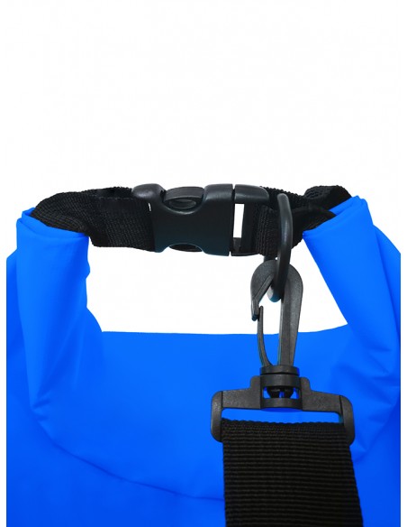 Bolsa/Mochila agua estanca Waterproof  | Ideal para Trekking, Pesca, Navegación, Escalada, Surf, Pádel Surf... (Azul 5 L)