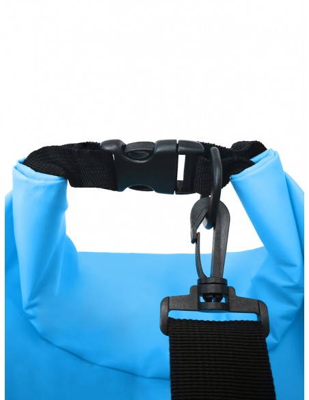 Waterproof bag/backpack waterproof | Ideal for Trekking, Fishing, Navigation, Climbing, Surfing, Paddle Surfing... (Blue 5 L)