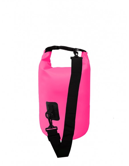 Bolsa/Mochila agua estanca Waterproof  | Ideal para Trekking, Pesca, Navegación, Escalada, Surf, Pádel Surf... (Rosa 10 L)