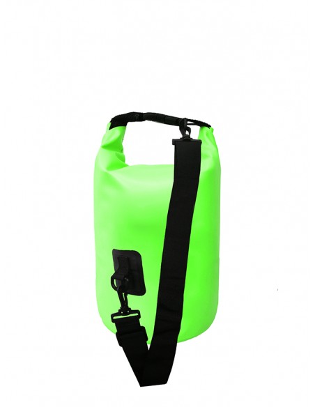 Bolsa/Mochila agua estanca Waterproof  | Ideal para Trekking, Pesca, Navegación, Escalada, Surf, Pádel Surf... (Verde 10 L)