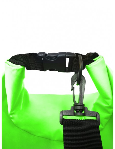 Bolsa/Mochila agua estanca Waterproof  | Ideal para Trekking, Pesca, Navegación, Escalada, Surf, Pádel Surf... (Verde 10 L)