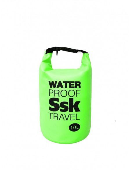 Bolsa/Mochila agua estanca Waterproof  | Ideal para Trekking, Pesca, Navegación, Escalada, Surf, Pádel Surf... (Verde 10 L)