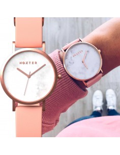 Reloj NOXTER Coron Pink Marmol 2