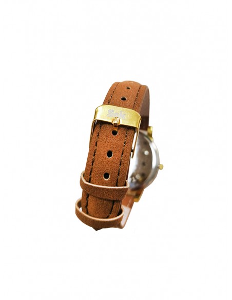 Reloj SSK TIME marrón Colección Bright Skin