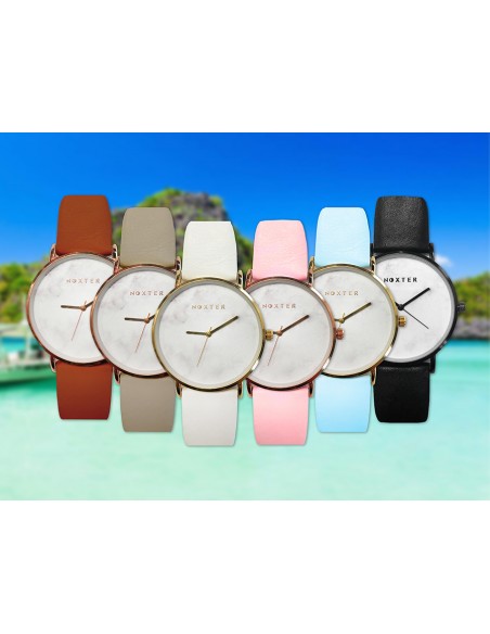 NOXTER Coron Pink Marmol watch