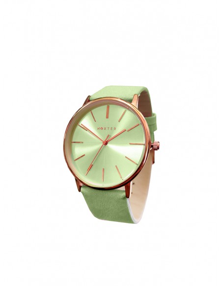 Reloj Noxter Coconut Green esfera metalizada