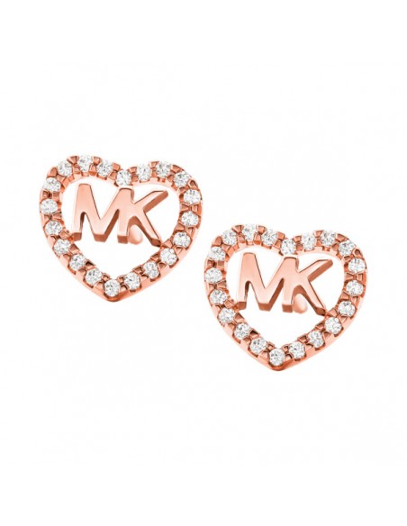 Michael Kors MKC1243AN791 Brincos de coração com logótipo