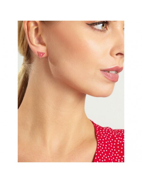 Guess triangle earrings shop