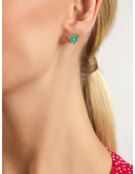 BRINCOS TRIÂNGULOS GUESS JEWELLERY | COLEÇÃO DREAM&LOVE UBE 70127