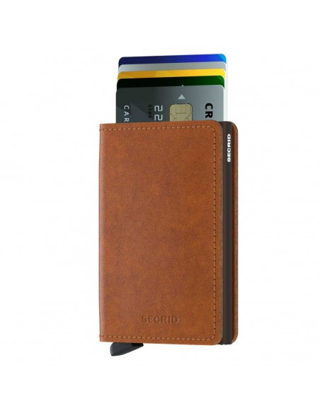 SECRID SLIMWALLET ORIGINAL COGNAC-BROWN