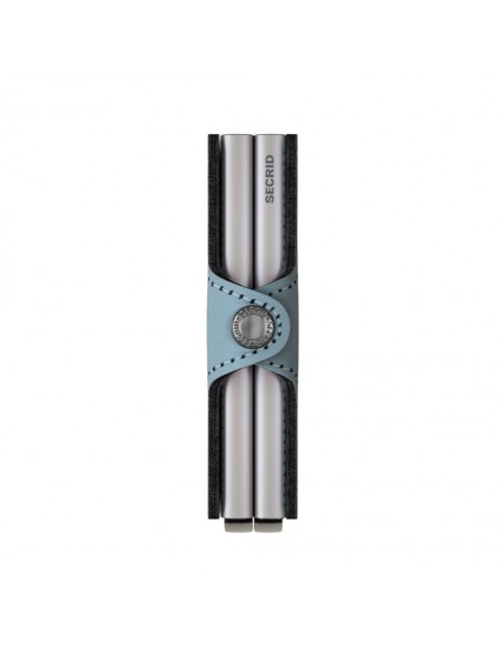 SECRID Cartera Twinwallet Matte Blue Silver