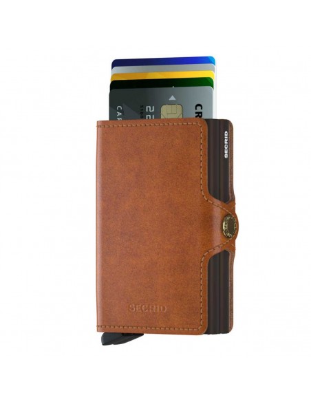 SECRID Cartera Twinwallet Original Cognac Brown