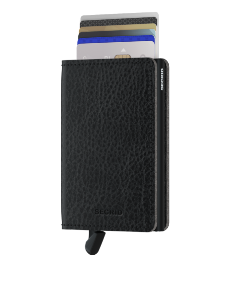 SECRID SLIMWALLET VEG BLACK BLACK