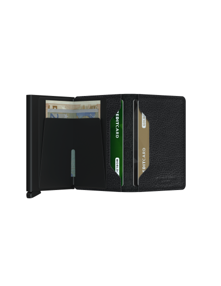 SECRID SLIMWALLET VEG BLACK BLACK