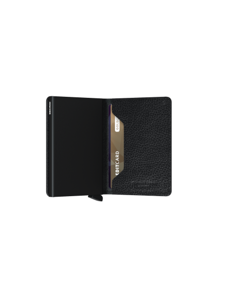 SECRID SLIMWALLET VEG BLACK BLACK