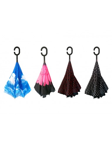DOUBLE CAPA INVERTED PARAGUAS (Black...