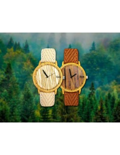SSK TIME Reloj Bambú correa... 2
