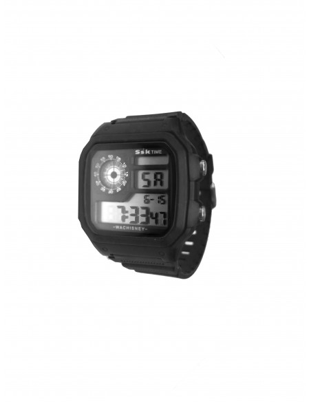 SSK TIME Reloj Gratio correa negra + caja negra