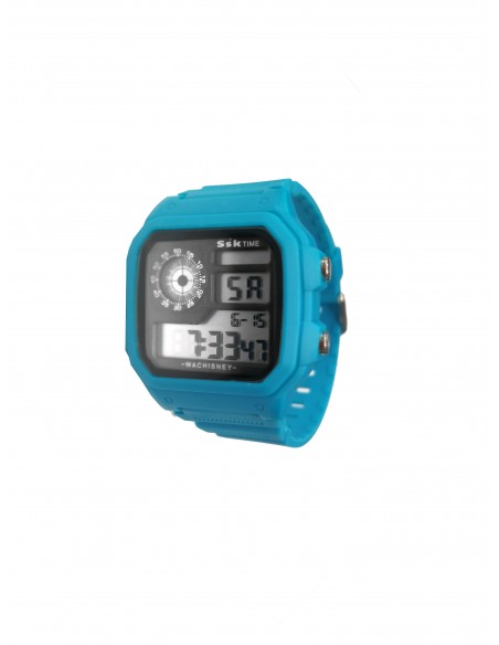 SSK TIME Reloj Gratio correa azul + caja negra