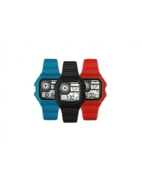 SSK TIME Reloj Gratio correa rojo + caja negra