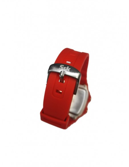 SSK TIME Reloj Gratio correa rojo + caja negra
