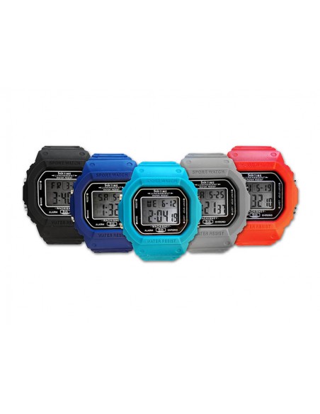 SSK TIME Reloj Tinio correa rojo + caja negra