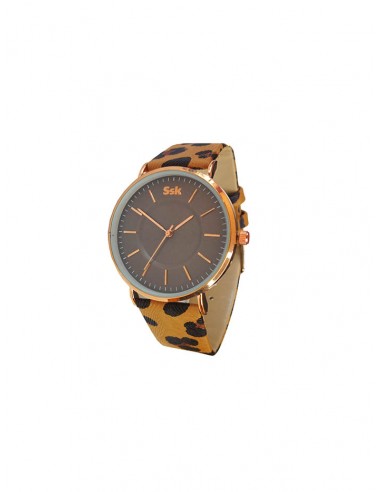 Reloj SSK TIME khaki esfera dorada...