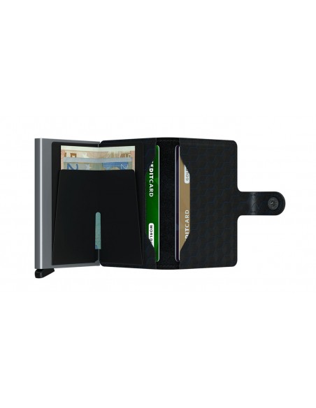 SECRID Miniwallet OPTICAL BLACK-TITANIUM