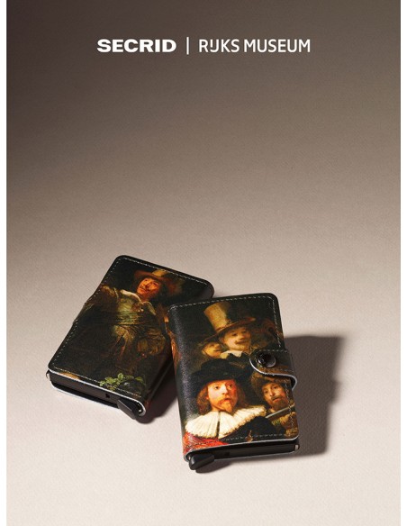 SECRID Miniwallet Art Collection Night Watch (Ronda de noche)