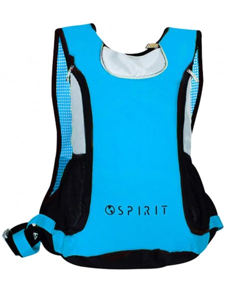 MOCHILA DE CICLISMO COM LUZ DE SINALIZAÇÃO LED MOCHILA REFLETIVA AZUL