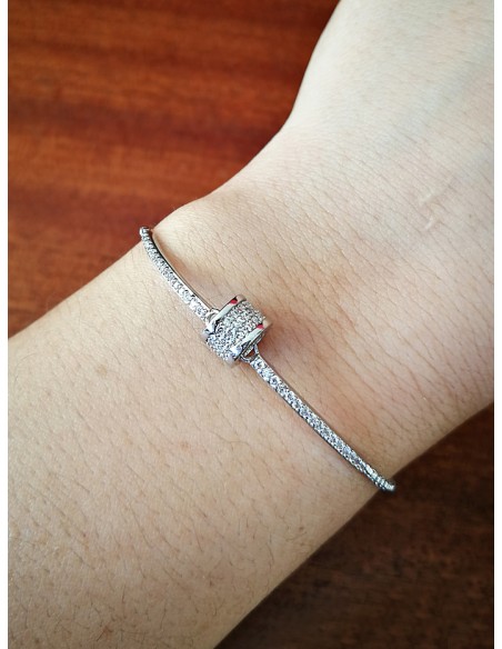 SSK STYLE SHINY BRACELET  SILVER RING