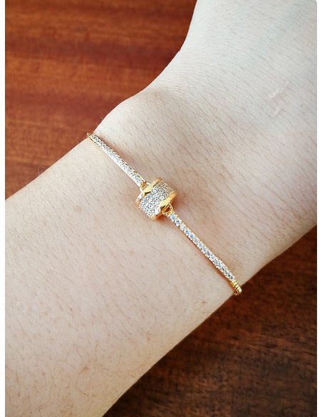 SSK STYLE SHINY BRACELET  GOLDEN RING