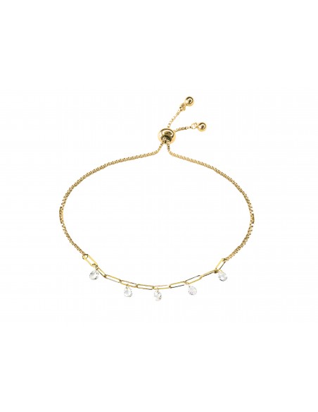 SSK STYLE SHINY BRACELET  GOLDEN CRYSTAL