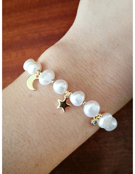 SSK STYLE SHINY SUN&MOON GOLDEN BRACELET