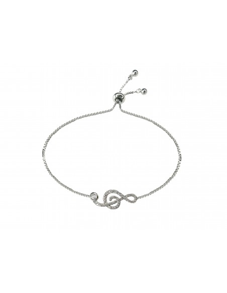 SSK STYLE SHINY BRACELET  SILVER KEY OF THE TRE