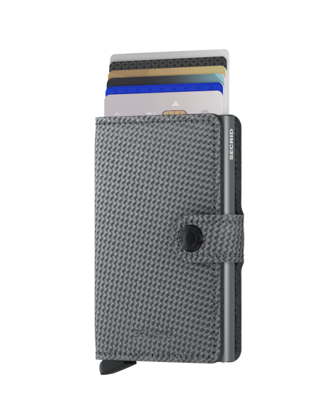 SECRID Cartera Miniwallet Carbon Cool Grey