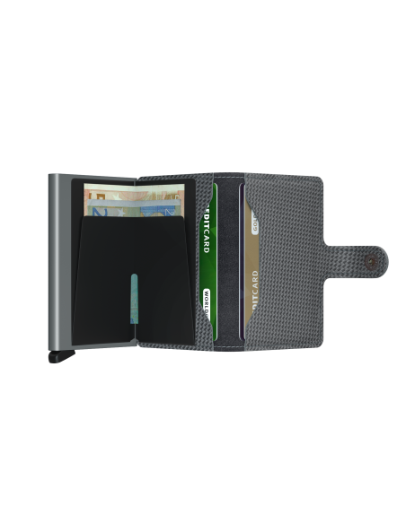 SECRID Cartera Miniwallet Carbon Cool Grey