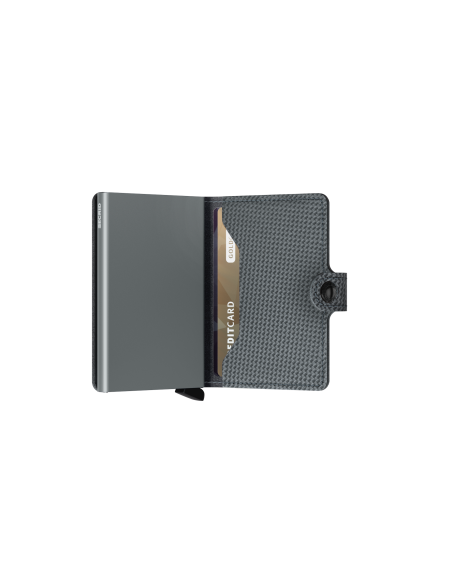 SECRID Cartera Miniwallet Carbon Cool Grey