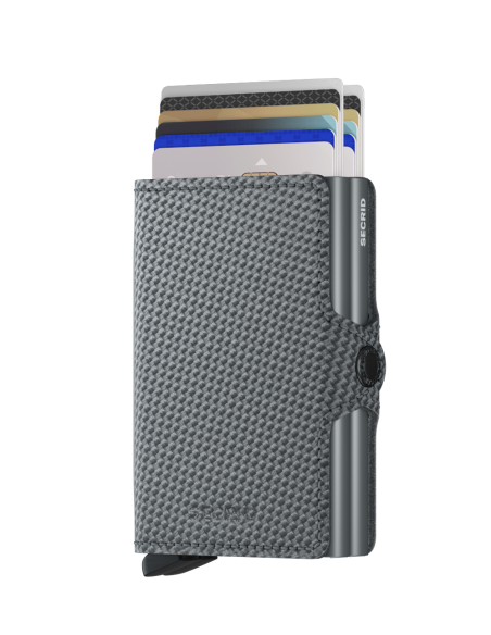 SECRID Cartera Twinwallet Carbon Cool Grey