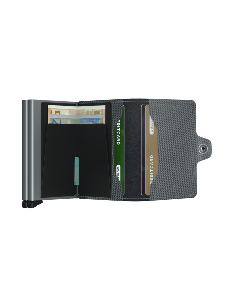 SECRID Cartera Twinwallet Carbon Cool Grey