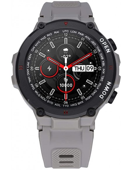 RADIANT SMARTWATCH WATKINS GREEN MM IPGREY SILI GREY