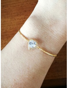 PULSEIRA DE CORAÇÃO DOURADO... 2