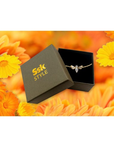 SSK STYLE SHINY GOLDEN BEE BRACELET