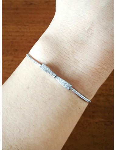 SSK STYLE SHINY SILVER BOW BRACELET