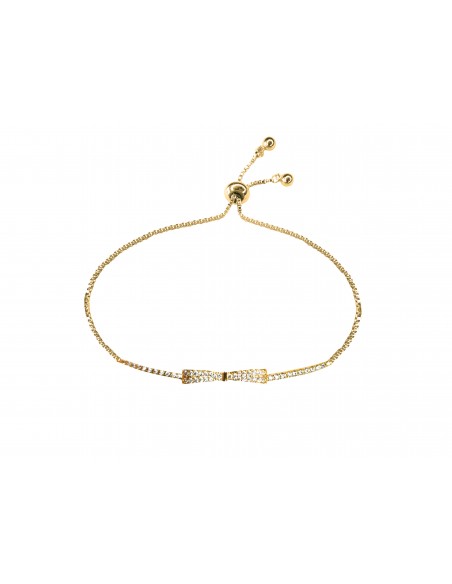 PULSEIRA DE ARCO DOURADO BRILHANTE ESTILO SSK