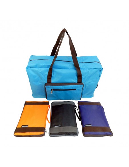 Bolsa de viagem dobrável preta Superskunk