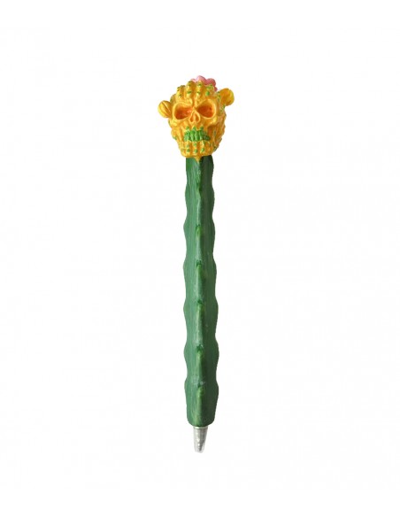 BOLÍGRAFO CACTUS CALAVERA AMARILLO