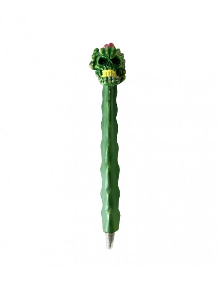 BOLÍGRAFO CACTUS CALAVERA VERDE