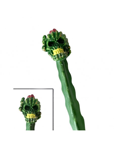 BOLÍGRAFO CACTUS CALAVERA VERDE
